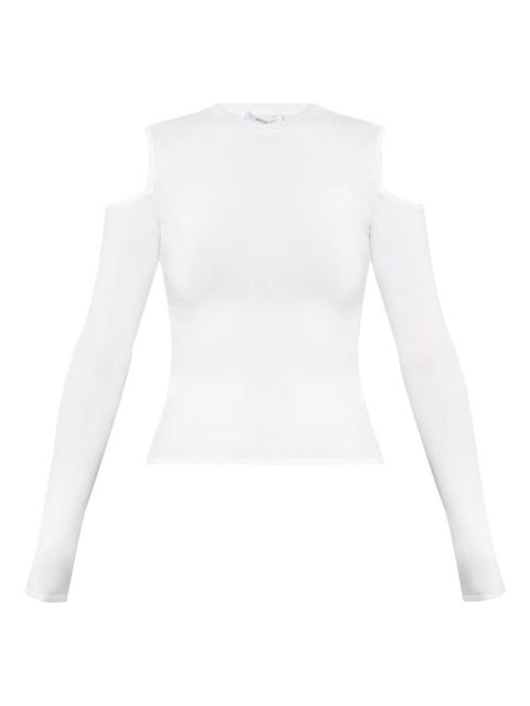 Max Mara Vik cold-shoulder long-sleeve top - White - zdjęcie produktu nr 1