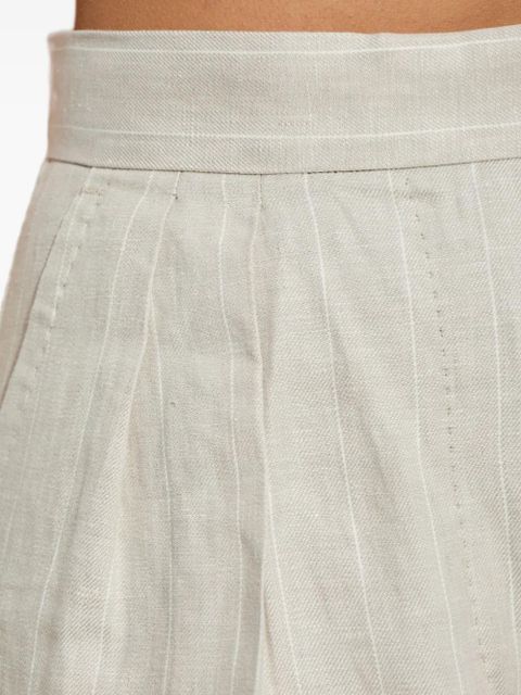 Max Mara Rauche pleated wide-leg trousers - Neutrals - zdjęcie produktu nr 2