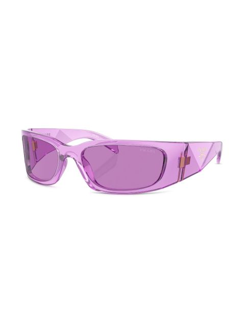 Prada Eyewear Prada PR A14S oval frame sunglasses - Pink