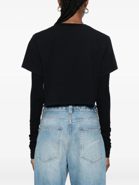 AGOLDE Romily layered T-shirt - Blue