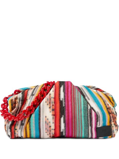 Missoni striped-pattern clutch - Neutrals - zdjęcie produktu nr 1