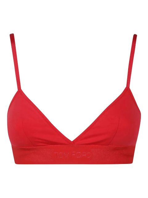 TOM FORD triangle-cup bra - Red - zdjęcie produktu nr 1