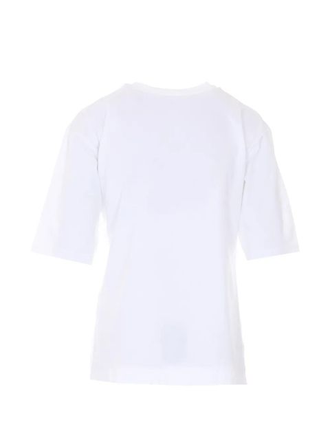 TWINSET plaque ruffle T-shirt - White - zdjęcie produktu nr 2