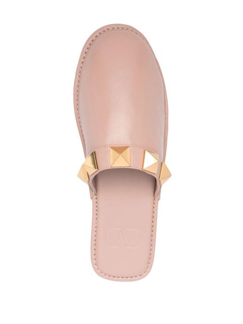 Valentino Garavani Rockstud flat mules - Pink