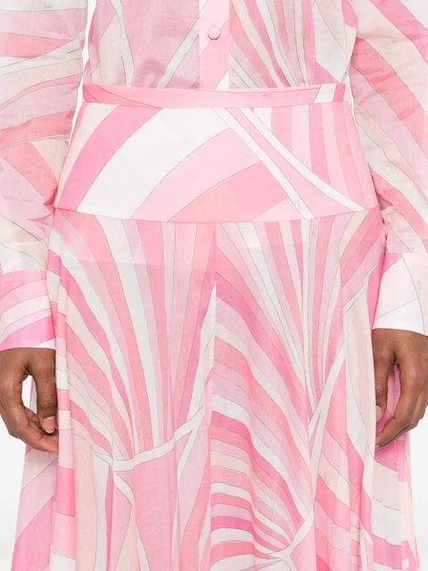 PUCCI Iride-print skirt - Pink