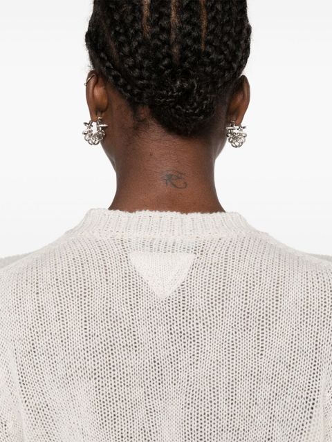 Prada crew-neck cashmere jumper - White
