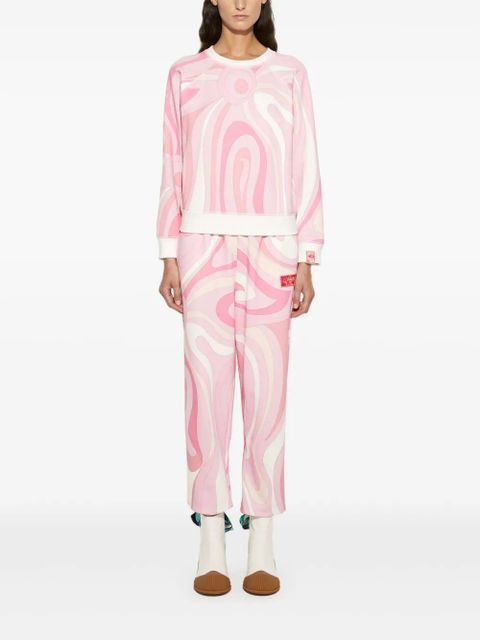 PUCCI fleece track pants - Pink