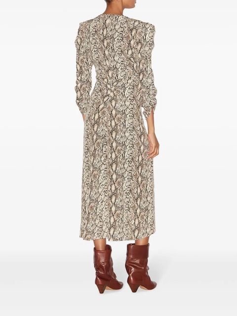 ISABEL MARANT Albini midi dress - Neutrals