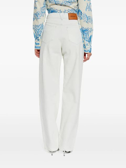 Versace Medusa-plaque jeans - White