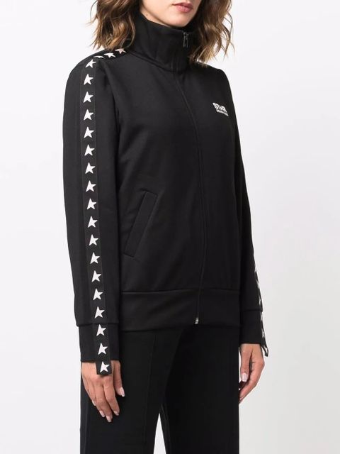 Golden Goose logo zipped tracksuit jacket - Black
