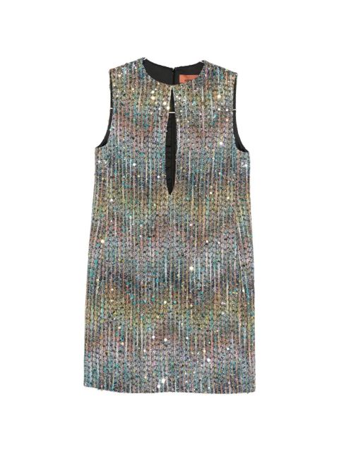 Missoni sequin-embellished metallic-thread mini dress - Pink - zdjęcie produktu nr 1
