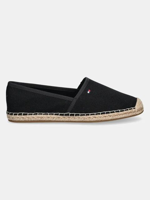 Tommy Hilfiger espadryle FLAG CANVAS ESPADRILLE kolor czarny FW0FW08541 - zdjęcie produktu nr 2