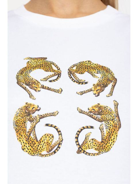 Givenchy 4G leopard-print t-shirt - White