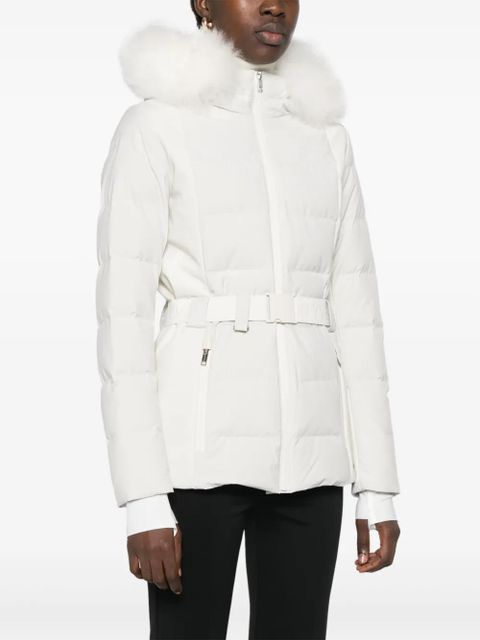 Yves Salomon belted ski jacket - White - zdjęcie produktu nr 2