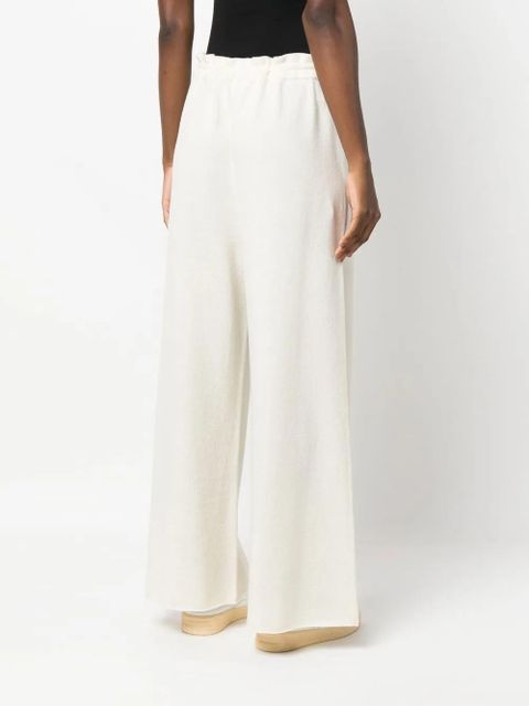 Jil Sander drawstring-waist cashmere trousers - Neutrals - zdjęcie produktu nr 2