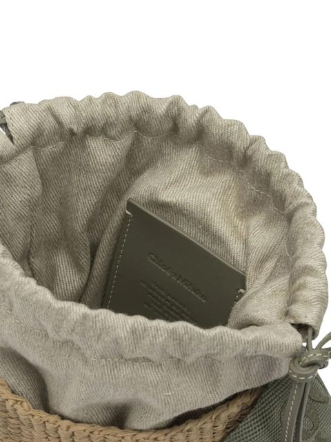 Chloé small Woody drawstring bucket bag - Green