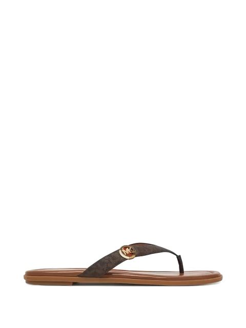 Michael Kors logo thong sandals - Brown - zdjęcie produktu nr 1
