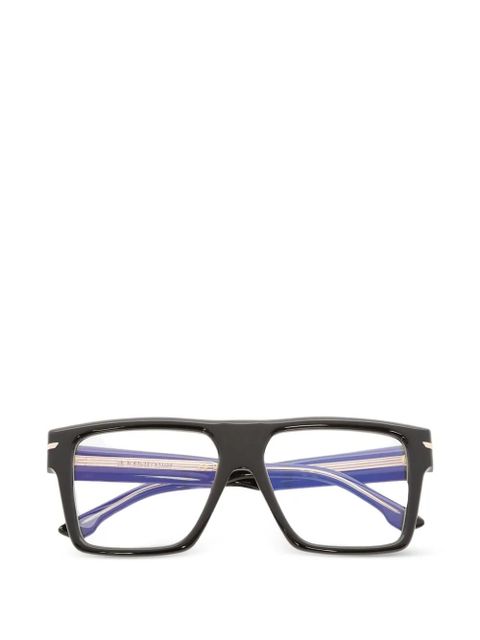 Victoria Beckham flat-top square-frame glasses - Black - zdjęcie produktu nr 1