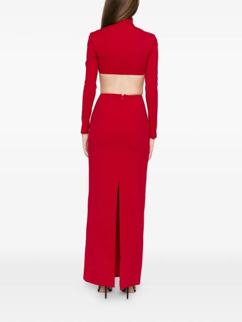 Solace London Wilma maxi dress - Red