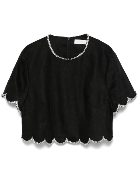 ZIMMERMANN Crush top - Black - zdjęcie produktu nr 1