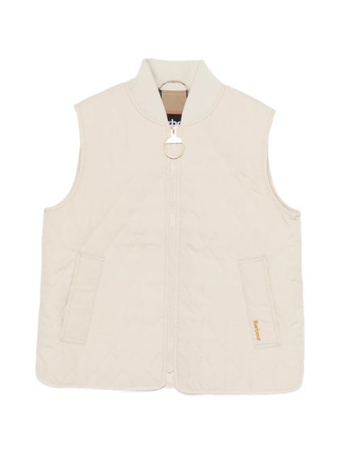 Barbour quilted zip-up gilet - Neutrals - zdjęcie produktu nr 1