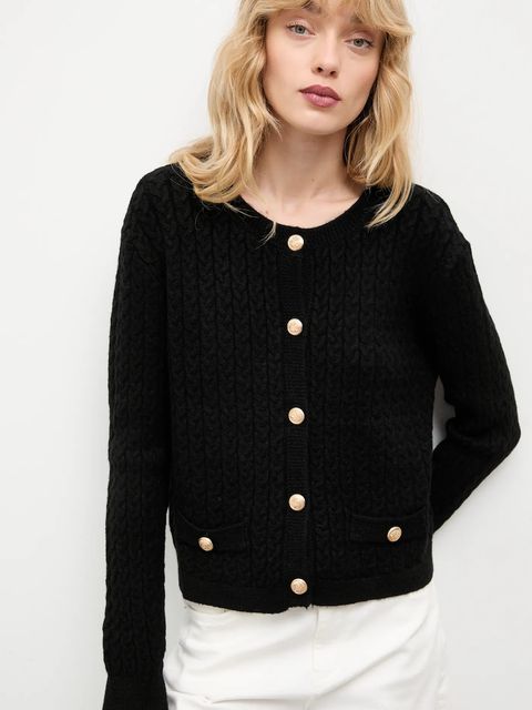 Answear.LAB kardigan damski kolor czarny