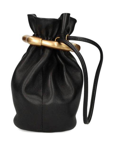 Cult Gaia Asa drawstring bucket bag - Black