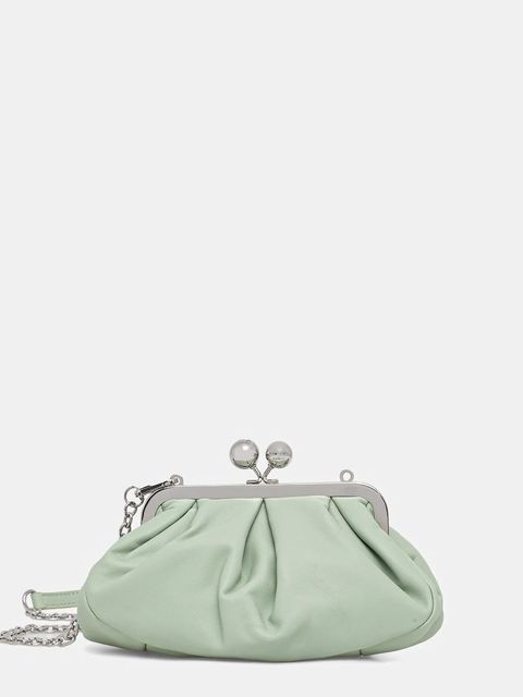 Weekend Max Mara torebka skórzana PRATI kolor zielony 2615511164600 - zdjęcie produktu nr 1