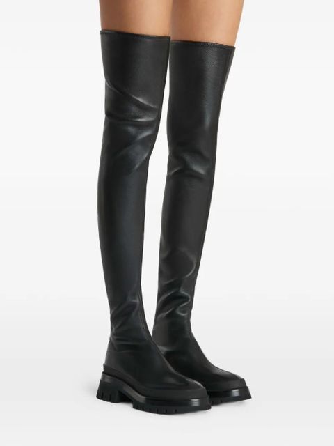 KHAITE Fallon over-the-knee boots - Black