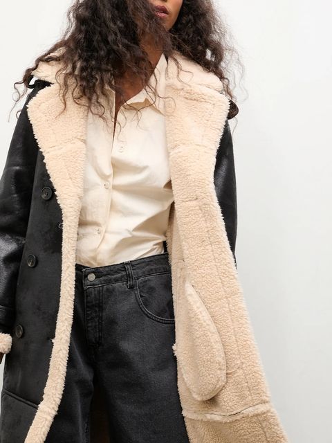 Answear.LAB płaszcz kolor czarny