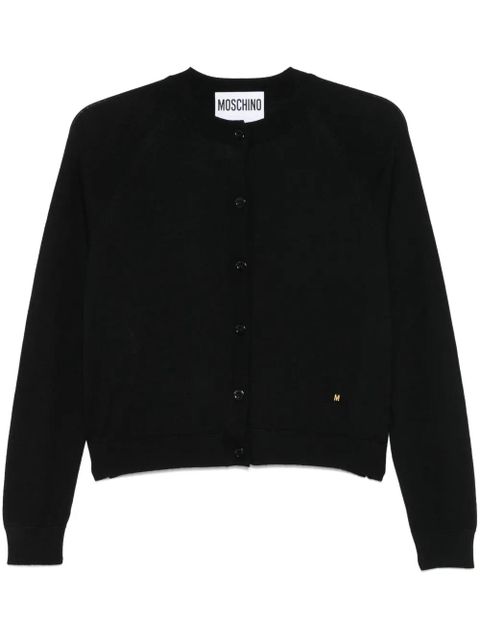 Moschino crew-neck cardigan - Black - zdjęcie produktu nr 1