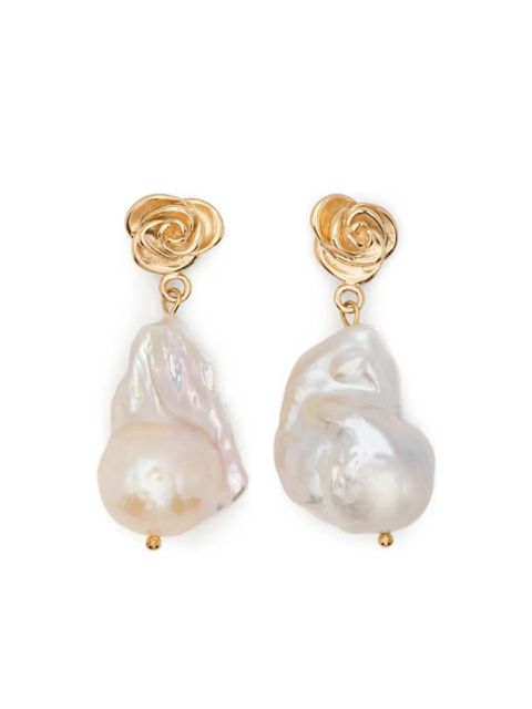 Magda Butrym Rose pearl earrings - Gold - zdjęcie produktu nr 1