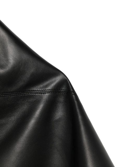 TOTEME leather scarf - Black - zdjęcie produktu nr 2