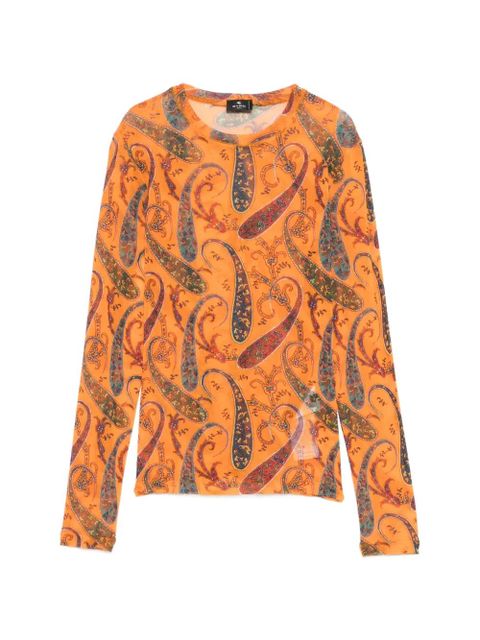 ETRO paisley-print top - Orange - zdjęcie produktu nr 1