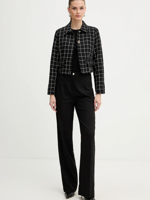 Morgan marynarka kolor czarny jednorzędowa wzorzysta VILMA - zdjęcie produktu nr 2