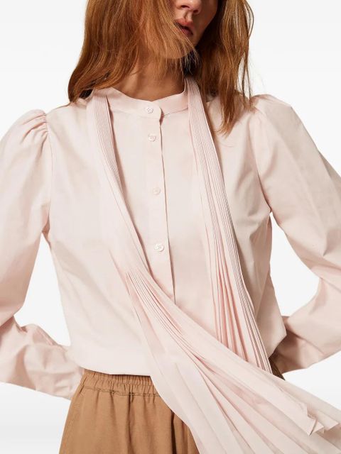 TWINSET pleated-detail shirt - Pink