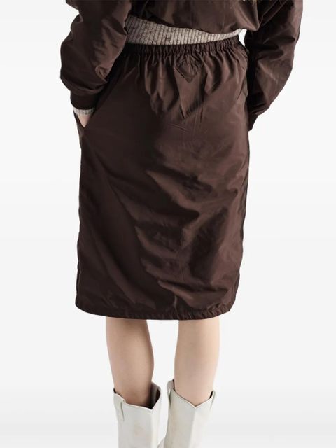 Prada Re-Nylon skirt - Brown