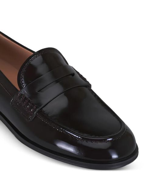 Gianvito Rossi Georgie Mocha penny-strap loafers - Brown - zdjęcie produktu nr 2