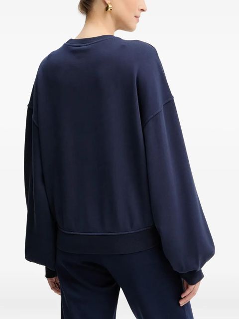 PINKO MALIARDO balloon-sleeve sweatshirt - Purple