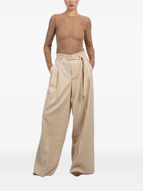 ZIMMERMANN belted trousers - Neutrals