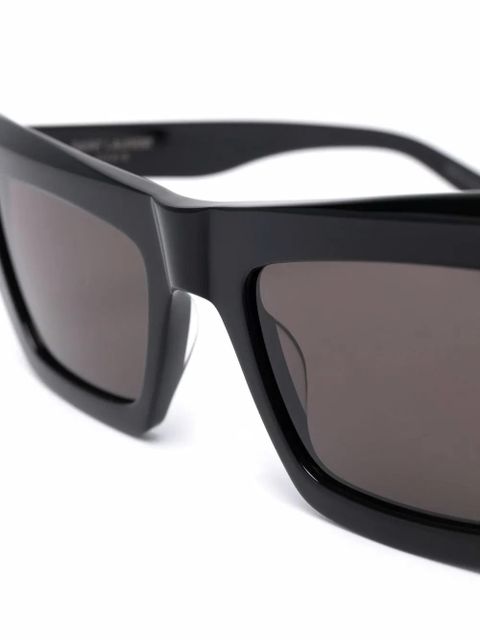Saint Laurent Eyewear tinted-lenses oversize-frame sunglasses - Black