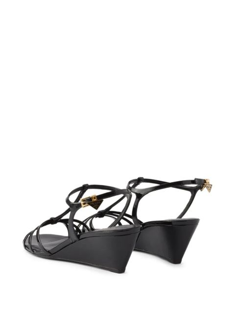 Prada patent leather sandals - Black