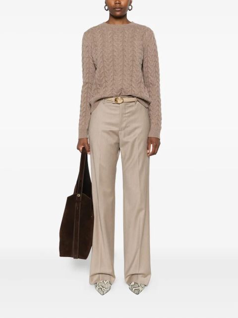 Max Mara cable-knit sweater - Brown - zdjęcie produktu nr 2