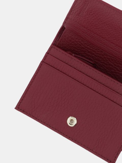 Coccinelle portfel skórzany damski kolor bordowy E2 MW5 17 21 01
