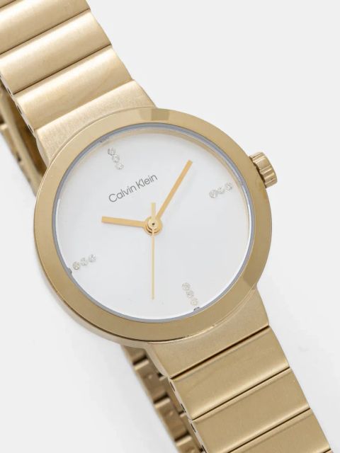 Calvin Klein zegarek damski kolor złoty 25200416