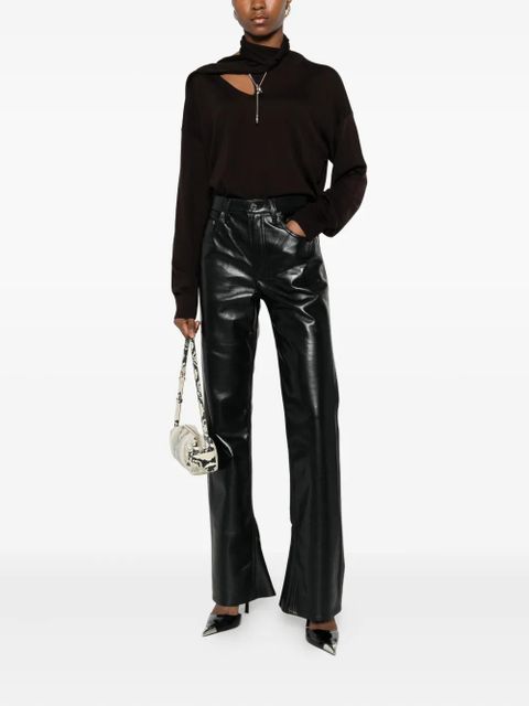 AGOLDE five-pocket trousers - Black