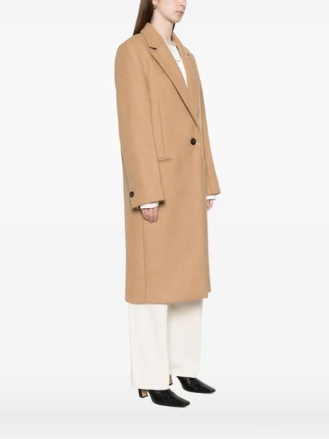 TOTEME single-breasted wool coat - Brown