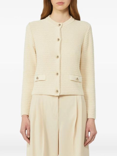 Max Mara button pocket cardigan - Neutrals