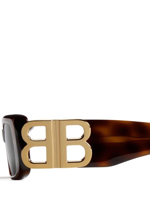 Balenciaga Eyewear rectangle-frame sunglasses - Brown