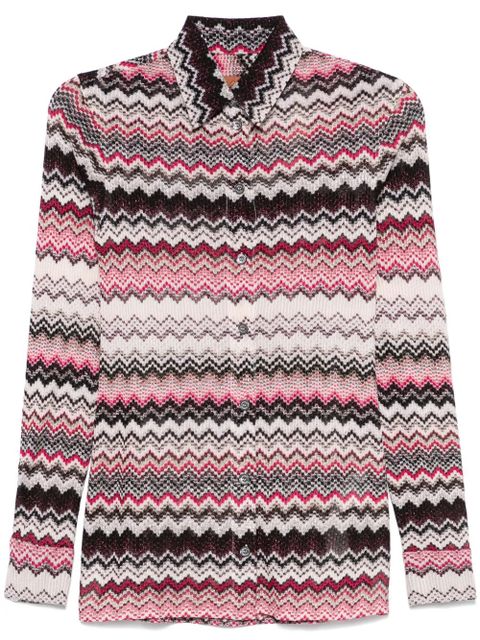 Missoni zigzag-pattern shirt - Black - zdjęcie produktu nr 1